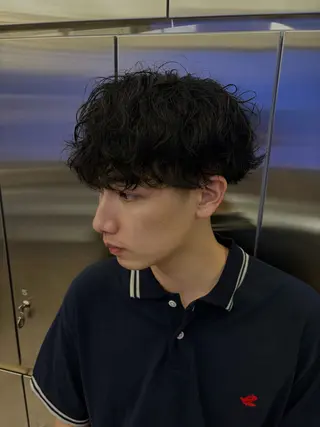 パーマ メンズ 酒井 竜也のヘアスタイル