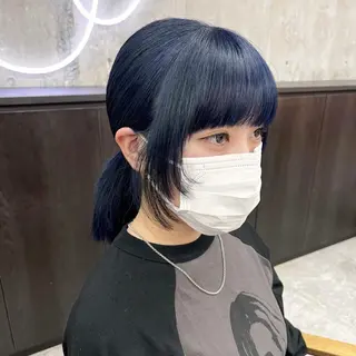 ミディアム カラー 韓国ヘア /男女❄️ 細江 美紅のヘアスタイル