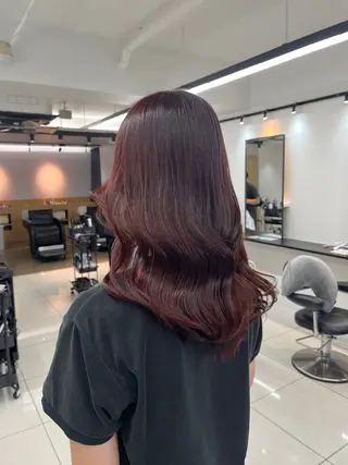 ロング カラー ブリーチなしWカラー /アレンジ/ユウミのヘアスタイル
