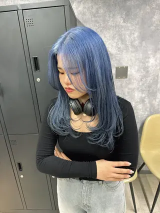 ロング カラー 【.ico】心斎橋 飛田ゆうきのヘアスタイル