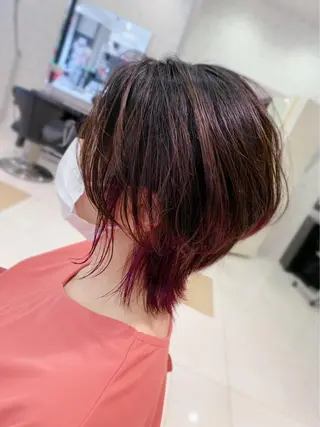 ショート カラー ブリーチパーマ🌍 正木天のヘアスタイル