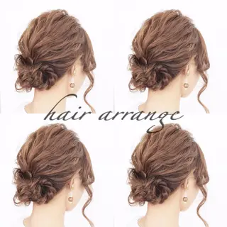 ヘアアレンジ hairstudio NOAのヘアスタイル