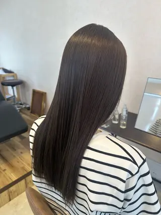 ロング カラー 荻野 翔太朗のヘアスタイル