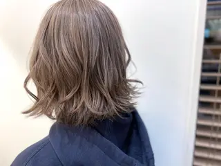 ミディアム カラー 髪質改善専門 いしだあきひろのヘアスタイル