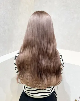 ロング カラー 韓国ヘア🇰🇷透明 感カラー/yui💞のヘアスタイル