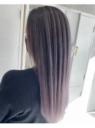 ロング カラー La fith hair ruu.所属・lafithhair ruu.南本庄のヘアスタイル