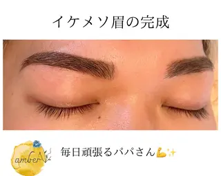 メンズ アイブロウ amber十日市🌕 MISAの眉毛・アイブロウイメージ