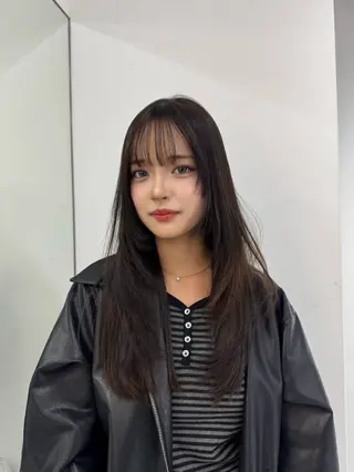 ロング カラー ViVIE 福岡天神 🎀高橋桜花のヘアスタイル