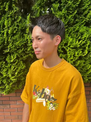 ミディアム パーマ メンズ je suis heureuse所属・ハイライトカラー 🌀ゆい❣️のヘアスタイル