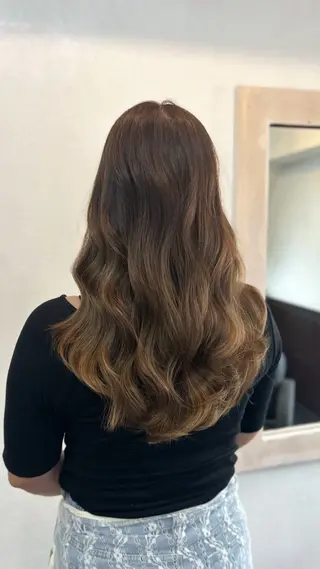 ロング カラー hair salon mtm所属・🕊mtm🫧梅田/ 定額制/透明感/艶髪のヘアスタイル