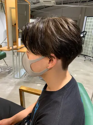 ショート メンズ 藤倉 翔平のヘアスタイル