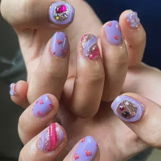 メンズ ネイル akari✨ 韓国風、メンズネイルのネイルデザイン