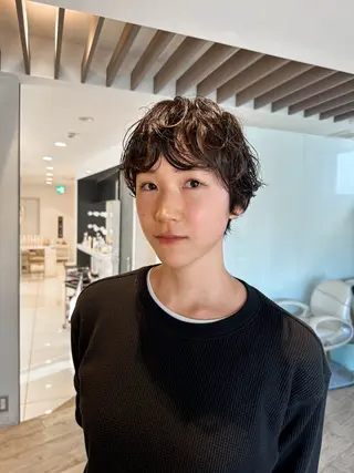 ショート パーマ driP. by HAVANA所属・パーマ / ボブ /ショート 谷口 陸のヘアスタイル