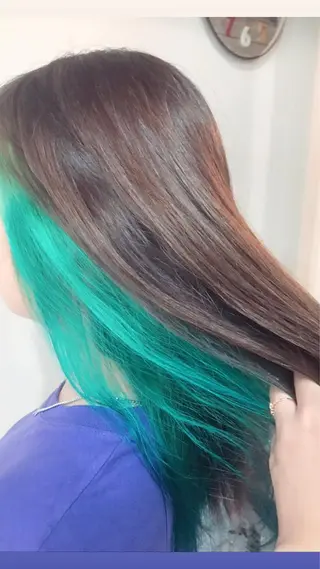 ロング カラー ヘアアレンジ アイラッシュ/美容室 個室/瀬戸 一菜のヘアスタイル