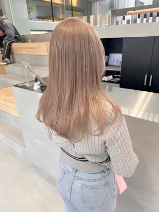 ロング カラー 染谷 遥花のヘアスタイル