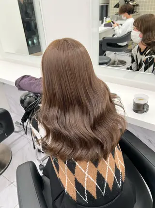 セミロング レイヤー/韓国❣️ 髪質改善/亘紘輝のヘアスタイル