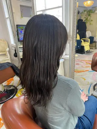 ロング カラー JAM所属・透明感ケアカラー 🌟misaki🌟のヘアスタイル