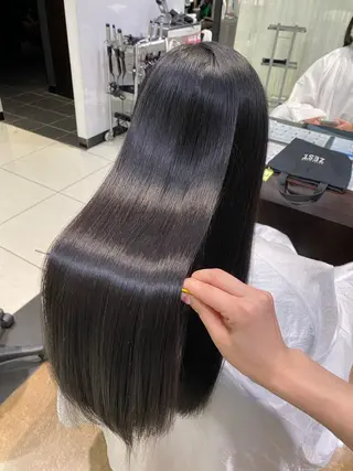 ロング hina☺︎ 髪質改善/ストレートのヘアスタイル