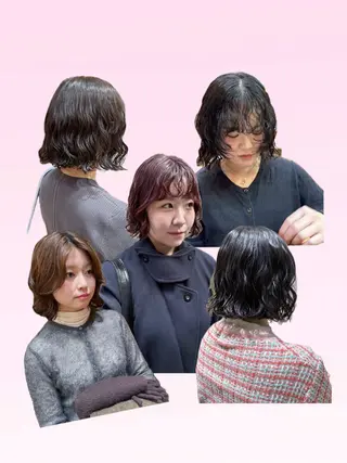 ショート パーマ 大橋 芽衣のヘアスタイル