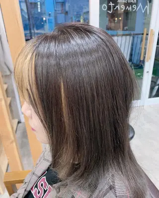 ミディアム カラー hair salon mementoのヘアスタイル