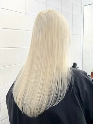 ロング カラー nico TOKYO 渋谷所属・ブリーチ ハイトーン 特化🌈フジタハルキのヘアスタイル