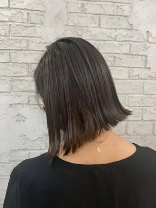 ミディアム カラー ハイライトカラー＆ ダブルカラー　田口のヘアスタイル