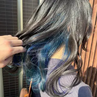 ロング カラー インナーカラー指名 No.1菊池柊真のヘアスタイル