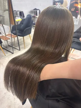 セミロング 透明感カラー🫧 Rico💗空き🈶のヘアスタイル