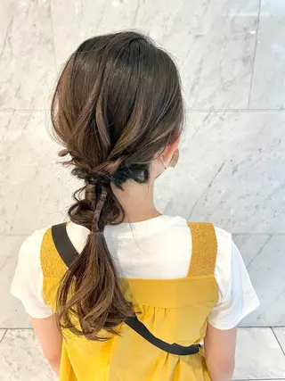 ロング ヘアアレンジ ヘアセット ✴︎Mai✴︎銀座のヘアスタイル