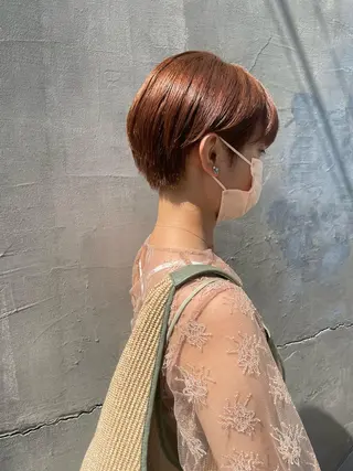 ショート 🤎指名No.1ハイ トーン🤎日向花🤎のヘアスタイル