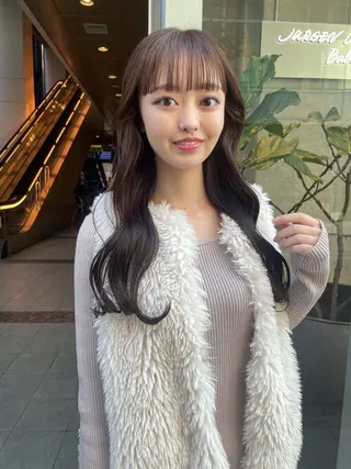 ロング カラー 髪質改善will hairdesignのヘアスタイル