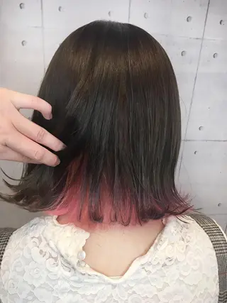 ミディアム カラー 韓・中華美女ヘア 🇰🇷×🇨🇳のヘアスタイル