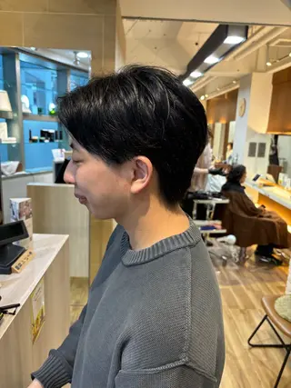 メンズ 池田理紗/メンズ カット/切りっぱなしのヘアスタイル