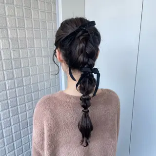 ヘアアレンジ 美髪カラー/縮毛矯正 /髪質改善/airiのヘアスタイル