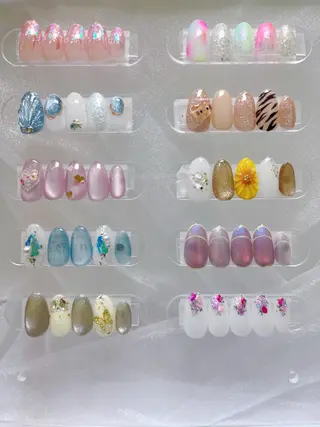 ネイル Queennail 北堀江Yumiのネイルデザイン