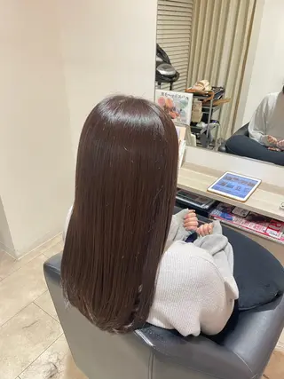 セミロング パーソナルカラー診断 /伏見/赤坂 茉央のヘアスタイル