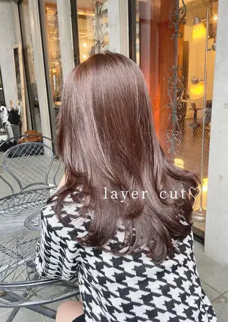 ロング MOOD,所属・レイヤーカット/銀座 TAROのヘアスタイル