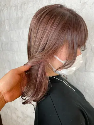 ミディアム 圧倒的美髪ストレート ツダケイタロウのヘアスタイル