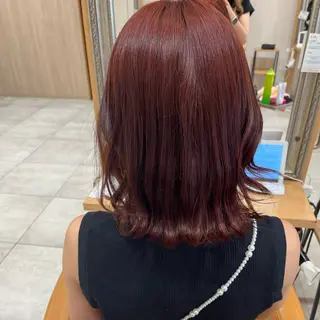 ミディアム カラー ラブーケ中川中島店 クラタチカコのヘアスタイル