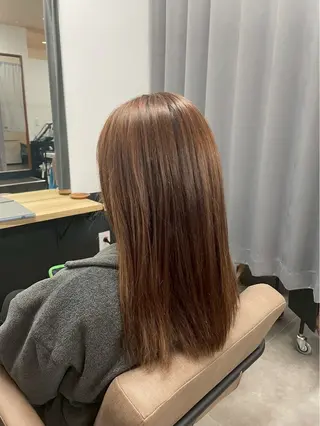 ロング カラー 篠原 翔哉のヘアスタイル