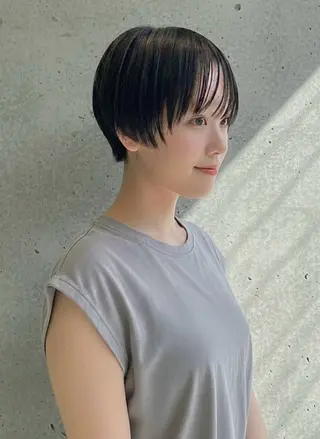 ショート カラー NYNY☃️上新庄 ❄️石川瑠青のヘアスタイル