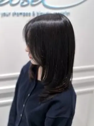セミロング Jetset 六本木ヒルズ店のヘアスタイル