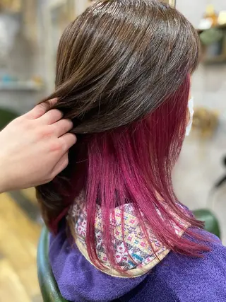 カラー 小山 悦宏のヘアスタイル