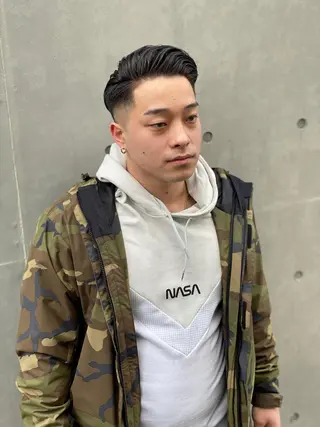 ショート カラー パーマ ヘアアレンジ メンズ キッズ ネイル マツエク・マツパ 中元 淳のヘアスタイル