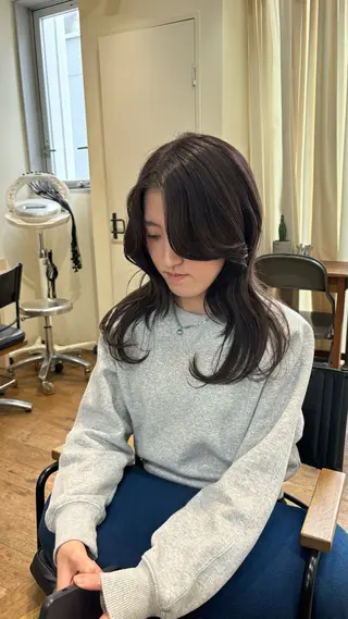 ロング カラー Rinon所属・沖 真琴のヘアスタイル