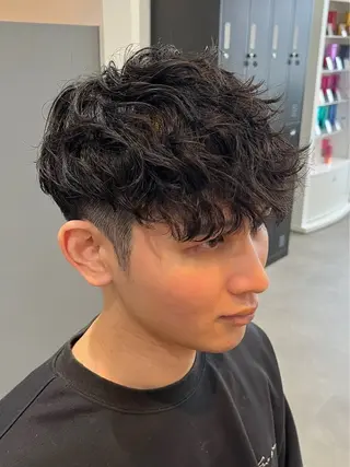 パーマ メンズ Etoile +/ 坂嶋大飛のヘアスタイル