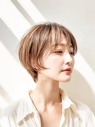 ショート カラー CREA 澁江 剛のヘアスタイル