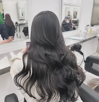 ロング 大人っぽ中韓レディ ヘア🤍MAOのヘアスタイル