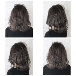 ミディアム カラー KIZU 髪質改善 オカルト怪談のヘアスタイル