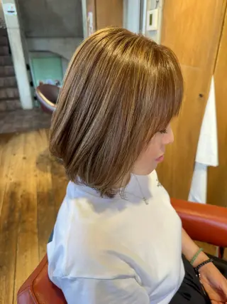 ミディアム 髪質改善|縮毛矯正 ◎店長◎Keitaのヘアスタイル